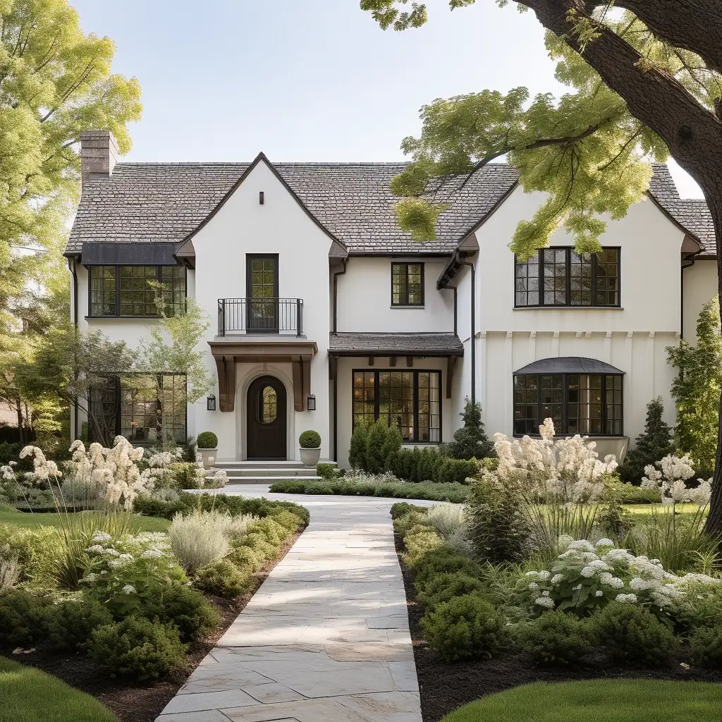 Modern New Home Exterior